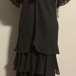 EUC Vintage AFTERDARK Tiered Rose Dress size 11 Photo 0