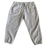 Barefoot Dreams  Luxe Lounge Fleece Joggers Pants Beige Women's Size 1X Petite Photo 0