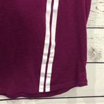 PINK - Victoria's Secret VS Pink Logo Striped Short Sleeved Tee: Purple Photo 4