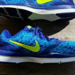 Nike Womens Sneakers Sz 6.5 In-Season Print Blue Lagoon Volt Royal Blue Training Photo 1