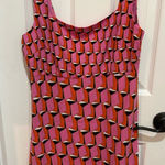 Diane Von Furstenberg  Pink Geometric Tank Top Size 6 Photo 0