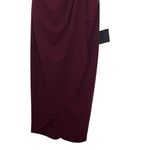 Lulus  So Flirty Burgundy One-Shoulder Cutout Asymmetrical Dress Women's Size XS Photo 5