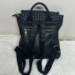 Moda Luxe  Black Weaved  Backpack Photo 2