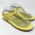 Sam Edelman NEW  Naomi Neon Yellow T-Strap Slingback Sandal, Size 8, MSRP $130 Photo 4