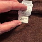 Jones New York  Open Cardigan Brown 3/4 sleeve Linen Women's Size M Boho Drape Photo 5