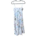 Petal and Pup NWT  Emmeline Floral Checkered Print Maxi Dress Medium Photo 3