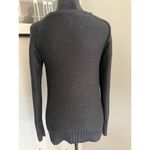 Calvin Klein Pullover long sleeve Sweater with button detail womens black medium Photo 4