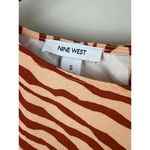 Nine West  Brown Striped Peplum Dress - Size - Small Photo 3