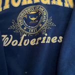 vintage university of michigan sweatshirt Blue Size XL Photo 2