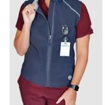 Essential Threads Womens Gray Jackie Scrub Vest Size M Photo 0