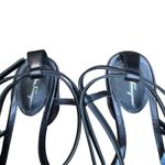 Salvatore Ferragamo  Shoes Womens Size 6 Black Leather Wedge Sandals Made‎ Italy Photo 2