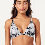 Hollister ✨ pink/purple tie dye triangle bikini top✨ Photo 0