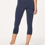 Lululemon Athletica In Movement Crop Everlux 19” leggings in Mach Blue Size 6 Photo 1