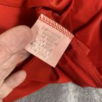 M by Amour XL Top Graphic Angel Wing V Neck 3/4 Sleeve Red Embellished Stretch Photo 7