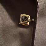 Dawn Joy Fashions Blazer/Shell dress with toggle clasp, back slit, & detailing Gray Size 14 Photo 6