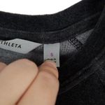 Athleta  Crisscross Velour Tunic Dress Gray Women's Small Photo 6