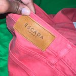 Escada Sport Vibrant Red Skinny Cropped Jeggings size 36 Photo 9