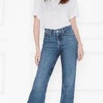 ANINE BING ππ Kaia Jean 90s High Rise Straight Leg Wide Flare Blue Denim 28 NWT Photo 0