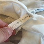 Aeropostale Live Love Dream Tank Hombre Tassel Crop White Blue Womens M Long Side Arm Slits Photo 12