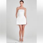 NEW Nadine Merabi Heather strapless mini white dress sz 2 Photo 2