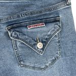 Hudson Jeans Hudson SZ 14 Straight Jeans Button-Flap Pockets Zip-Fly Stretch Hi-Rise Blue Photo 6