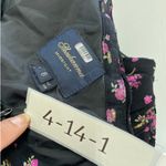 Shoshanna Dress Womens 6 Black Pink Floral Vivine Tossed Rose Gown One Shoulder Photo 6