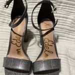 Sam Edelman Black and Gray Checkered Heels Photo 1