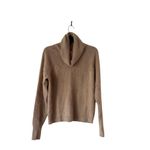 Parkhurst Angora Rabbit Hair Wool Sweater Cowl Neck Long Sleeve Soft Warm Sz 40 Brown Photo 7