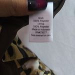 Nine West Jacquard Mini Skirt Leopard Print NWT Size L Photo 8