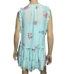 Pranella Women’s Size M Aqua Blue Coral Fish Ginger Baia Print Mini Dress Size M Photo 4