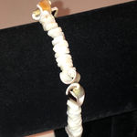 Elegant Beaded Boho Puka Shell Bracelet Photo 1