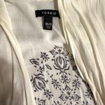 Torrid  White and Black Floral Kimono Photo 4