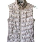 Calvin Klein Performance Womens M Premium Down Puffer Vest Pink Ribbed Sides Photo 1