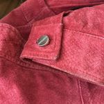 Bernardo Women's Red Suede Genuine Leather Jacket SZ-PM Photo 11