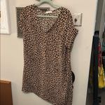 Leopard Print Women's Dress Brown Size L Photo 1