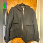 ZARA Wool Blend Hooded Parka Photo 7