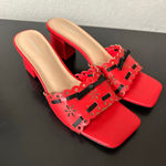 Carle Arida Grunge Y2K Preppy Clueless Platform Sandals Women 11 Colorful Dainty Red Photo 0