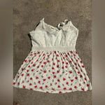 No Boundaries  juniors lace bra cup tank white red roses size Xxl‎ 19 Photo 1