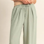 HYFVE  Elasticized Waist‎ Wide Leg Pants Photo 0