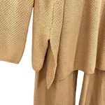 Moon Ryder Henley Waffle Knit Top and Pants 2 Piece Loungewear Set Photo 6