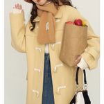 Teenie Weenie Yellow Wool Handmade Trench Coat Photo 1