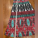 Rouge Helium  Coral and Teal Patterned Garment Photo 4