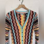 Missoni x Target Zig Zag V Neck Cardigan Sweater XS $65 Blue Photo 7