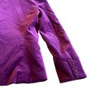 Theory  Purple Velvet Velour Blazer Jacket Button-Down Bold Classic Size 6 Womens Photo 9