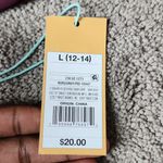 Kona Sol  Plum Purple Bikini Top SIZE L Photo 4