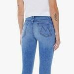 💕MOTHER💕 The Insider Crop Step Fray Jeans ~ Juicin' 34 NWT Blue Photo 1