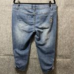 Baby Phat  Fashions Jeans Womens 15 Capris Cropped Rhinestones‎ 90s Y2K Vintage Photo 6