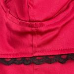 Mystic Vintage Y2K Red Black Lace Bodycon Dress Photo 2