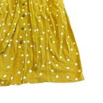 Boden Bright Yellow Polka Dot Dress Button Photo 4