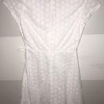 Miami White Francesca’s Eyelet Wrap Dress Photo 2